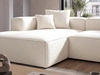 Narożnik L Lewy Vellaro Kremowy