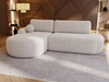 Narożnik L Lewy z funkcją spania i pojemnikiem Aurio O Kremowy