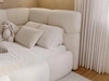 Łóżko młodzieżowe pojedyncze z pojemnikiem i stelażem 90x200 Modo One Lewe Beżowe