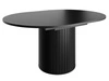 Stół okrągły rozkładany Soria Czarny mat